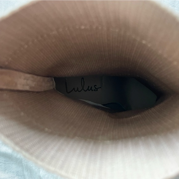 Lulu’s Nude Stretch Ankle Boots - Picture 6 of 6